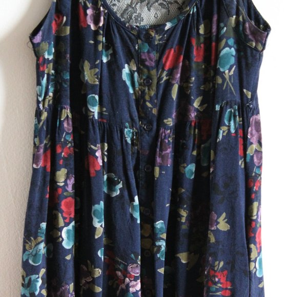 Y2K Butter Goods Floral Lace Babydoll Dress Medium - Picture 9 of 10